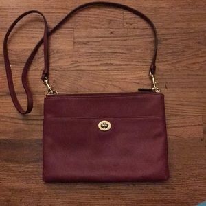 Coach cross body purse